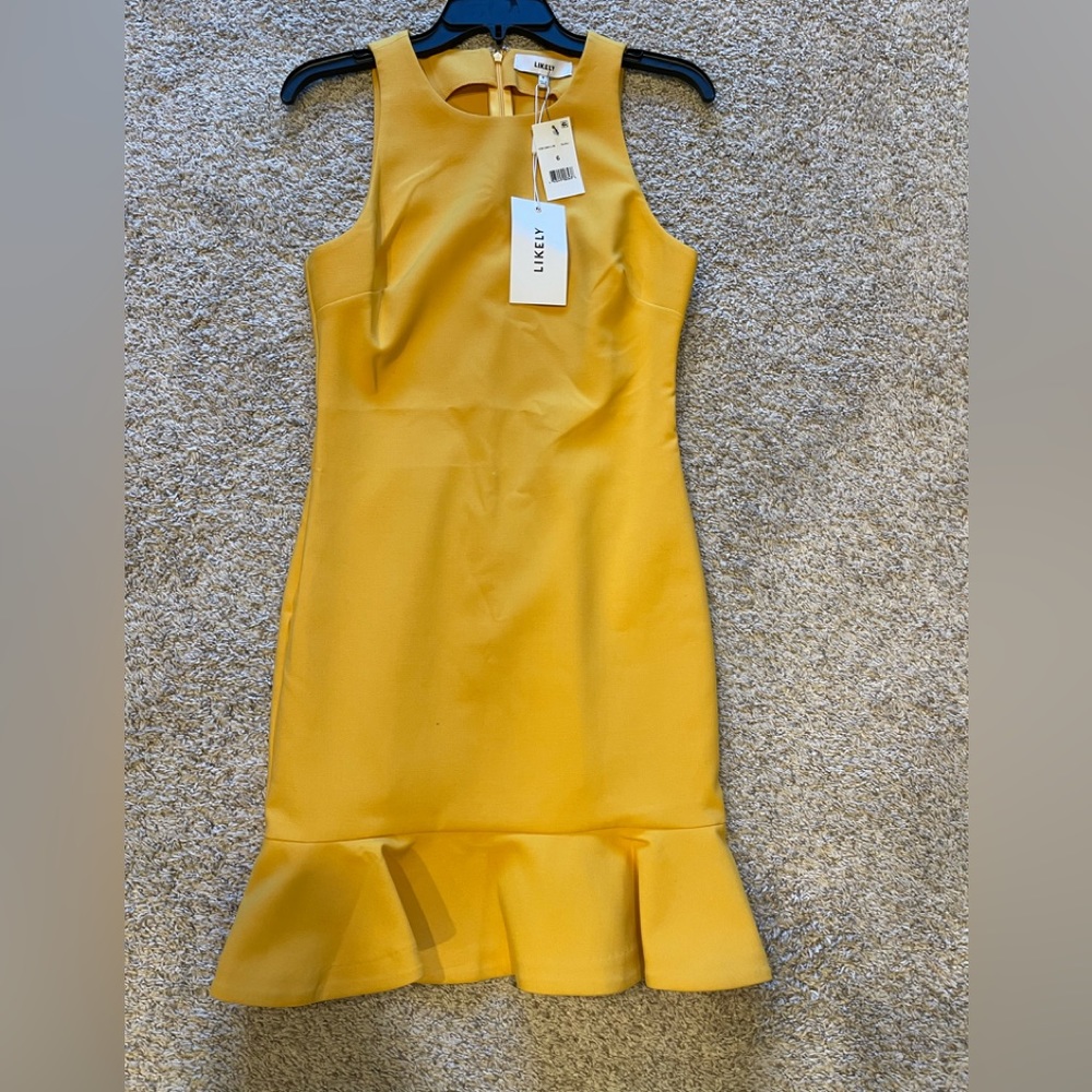 Likely yellow dress size 6